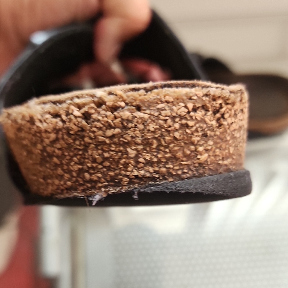 Birkenstock Brown Dark Leather Sandals - Picture 10 of 13